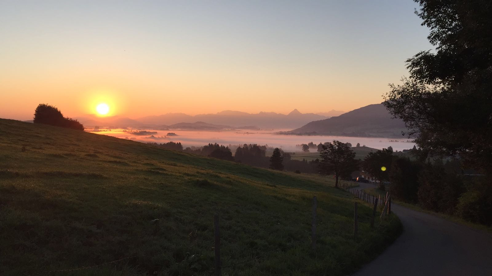 Sonnenaufgang Allgäu